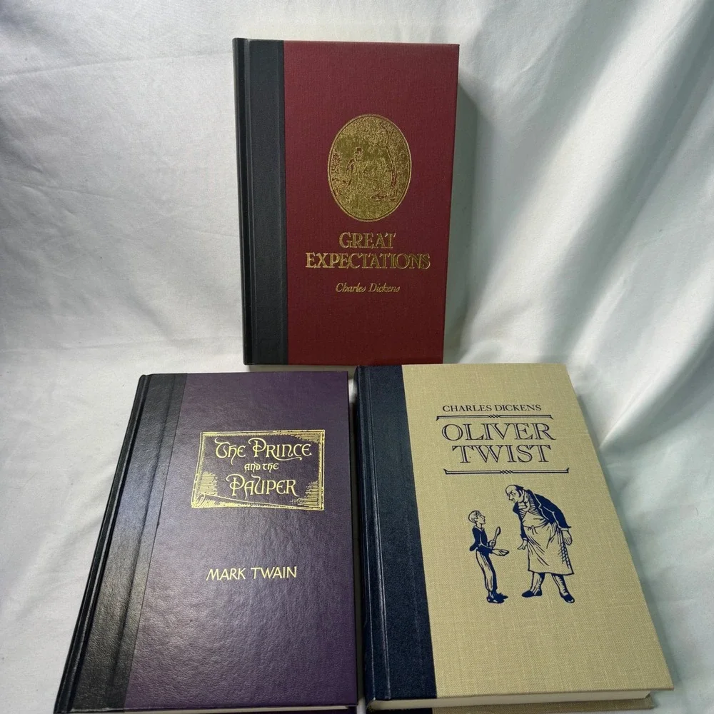 Readers Digest Worlds Best Reading Classics Set Dickens Twain Hardcover 3 Books